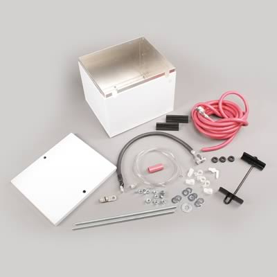 Taylor Cable 48101 Aluminum Battery Box with 16-Ft 2-Gauge Battery Cable Kit
