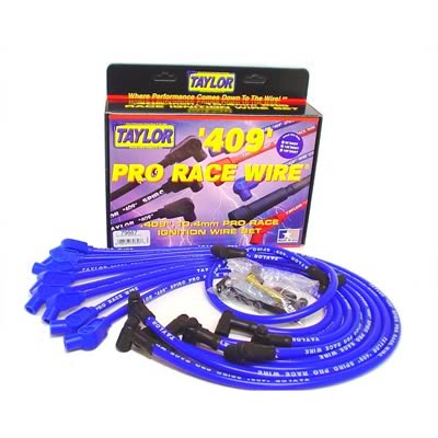 Blue Taylor 409 Race 10.4mm Spark Plug Wires For Harley Sportster 883 1200 88-03