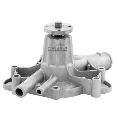 Tuff Stuff Performance Supercool Water Pumps 1465NA Pump, Mechanical, High-Volume, Aluminum, Natural, Chrysler, Dodge, Plymouth, 318, 340, 360, Each