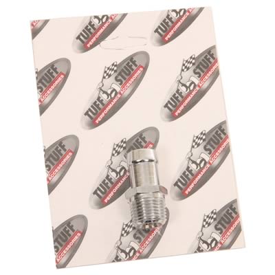 Tuff Stuff Performance Chrome Hose Nipples 4450C Fitting, Adapter, NPT to Barb, Straight, Steel, Chrome, 1/2 in. NPT, 5/8 in. Barb, Each thumbnail 2