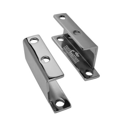 Tuff Stuff Performance Power Booster Mounting Brackets 4652A Brake Bracket, Straight, Steel, Chrome, Each