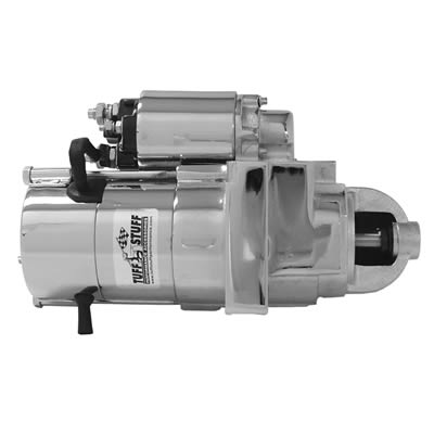 Tuff Stuff Performance Full-Size Starters 6510NA Starter, Gear Reduction, Full Size, Staggered Mounting, Chrome, Chevy, Small Bock, Big Block, Each thumbnail 2