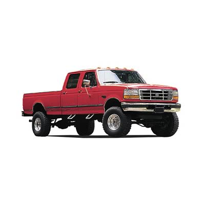 Tuff Country 86-97 Ford F-350 4x4 Crewcab 4in Lift Kit (No Shocks)