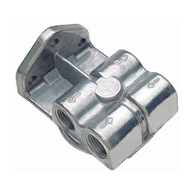 Trans-Dapt Performance Remote Oil Filter Brackets 1045 Mount, Single Filter, 1/2 in. NPT Inlet/Outlet, 3/4 in.-16 Thread Filter, Each thumbnail 2