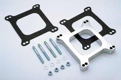 Trans-Dapt Performance 1 Inch Carburetor Spacer 2084 Spacer, Aluminum, in. Thick, Open, Square Bore, Each thumbnail 2