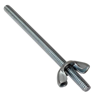Trans-Dapt Performance Air Filter Assembly Studs 2174 Cleaner Stud/Nut, Steel, Chrome Plated, 1/4 in.-20 Thread, 3.0 in. Length, Each thumbnail 2