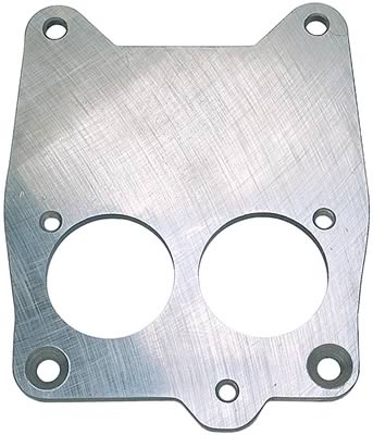 Trans-Dapt Performance Products Throttle Body Adapters, Carbureted Manifold 2209 Carburetor Adapter, 4 Barrel, Spread Bore To Chevy, 7.4L TBI, Front Mount, Kit thumbnail 2