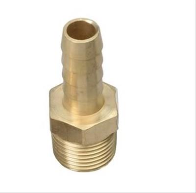 Trans-Dapt Performance NPT to Hose Barb Fittings 2269 Fitting, Adapter, Barb, Straight, Brass, Natural, 3/8 in. NPT, 3/8 in. Barb, Each thumbnail 3