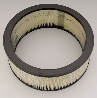 Trans-Dapt Performance High-Flow Replacement Air Filter Elements 2287 Element, High Flow, Replacement, Round, Paper, White, 14 in. Diameter, 5 in. Height, Each thumbnail 2