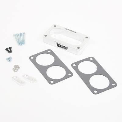 Trans-Dapt Performance Wide-Open TBI Spacers 2669 Throttle Body Spacer, Wide Open, Aluminum, Natural, 1 in., Ford, Lincoln, Mercury, 4.6/5.4/6.8L, Each thumbnail 3