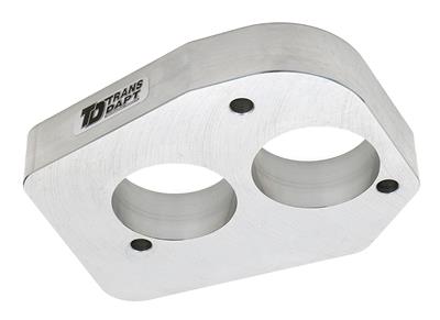 Trans-Dapt Performance Smooth Bore TBI Spacers 2736 Throttle Body Spacer, Bore, Aluminum, Natural, 1 in., Chevy, GMC, Pickup/SUV, Each thumbnail 2