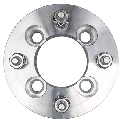 Trans-Dapt Performance Billet Wheel Adapters 3601 Adapters, 1.250 in. Thickness, Aluminum, Clear Anodized, 4 x 100mm Hub to 4 x 4.50 in. Wheel, Pair thumbnail 3