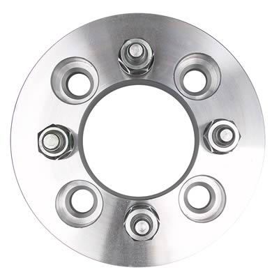 Trans-Dapt Performance Billet Wheel Adapters 3602 Adapters, 1.250 in. Thickness, Aluminum, Clear Anodized, 4 x 4.25 in. Hub to 4 x 100mm Wheel, Pair thumbnail 3