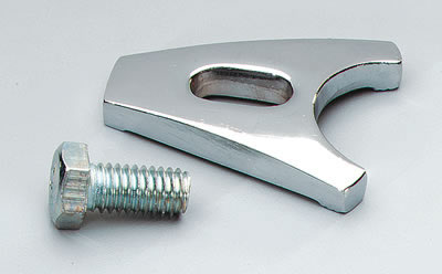 Trans-Dapt Performance Distributor Hold-Down Clamps 4116 Clamp, Steel, Chrome, Bolt Mount, Chevy, Small/Big Block, Each thumbnail 2