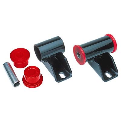 Trans-Dapt Performance Motor Mounts 4213 Mount, Heavy Duty, Jeep Wrangler 2.5L, Stock Mounts, No body lift, Red, Polyurethane, Jeep, Kit