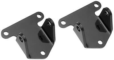 Trans-Dapt Performance Motor Mounts 4231 Mounts, Block Mount, Bolt-In, Solid Steel, Black, Chevy, Big Block, Small Block, Pair