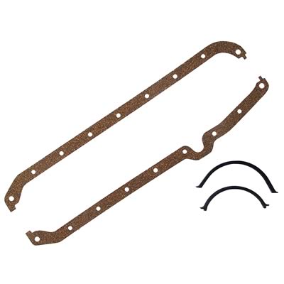 Trans-Dapt Performance Products Oil Pan Gaskets 4340 Gasket, Multi-Piece, Cork/Rubber, Chevy, 265-350, Each thumbnail 2