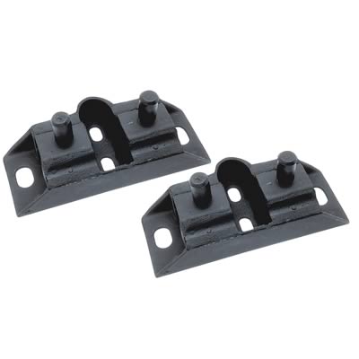 Trans-Dapt Performance Transmission Mount Pads 4716 Pad, Steel, Black, Replacement for #4136, Ford, Each thumbnail 2