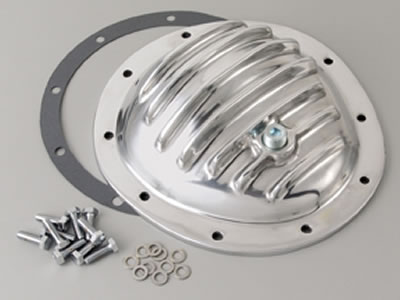 Trans-Dapt Performance Aluminum 10 Bolt GM 8.5 Inch (truck, front) Differential Cover 4825 Cover, Aluminum, Polished, GM, in., 10-Bolt, Kit thumbnail 2