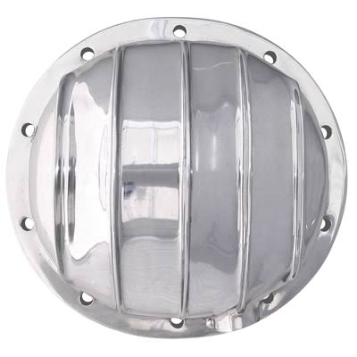 Trans-Dapt Performance Finned Aluminum 10 Bolt GM 8.5 Inch Differential Cover 4833 Cover, Aluminum, Polished, GM, in., 10-Bolt, Kit