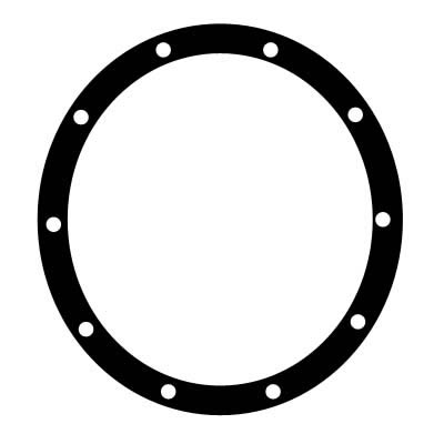 Trans-Dapt Performance Differential Cover Gaskets 4883 Gasket Chevy 10 Bolt Intermediate thumbnail 2