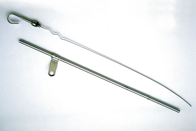 Trans-Dapt Performance Engine Oil Dipstick and Tube Kits 4958 with Tube, Engine, Steel, Chrome, Chevy, Big Block, Each thumbnail 3