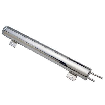 Trans-Dapt Performance Stainless Steel Radiator Overflow Tanks 6910 Tank, Polished Steel, 2 in. Diameter x 13 in. Length, 20 oz. Capacity, Each thumbnail 2