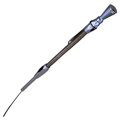Trans-Dapt Performance Engine Oil Dipstick and Tube Kits 8142 Tube, Engine, Aluminum, Polished, Chevy, Small Block, Each thumbnail 2