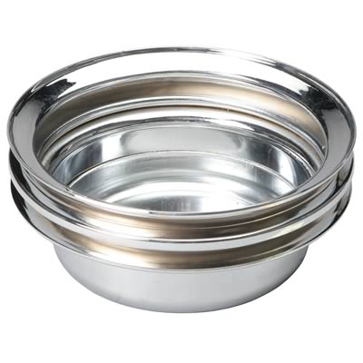 Trans-Dapt Performance Steel Crankshaft Pulleys 8304 Pulley, 6.687 in. Dia., 3.062 in. Depth, Double Groove, OEM Style, 3 Bolt, Chrome, Steel, Each