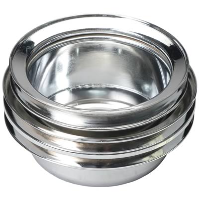 Trans-Dapt Performance Steel Crankshaft Pulleys 8305 Pulley; 6.75 in. Dia.; 3.945 in. Depth; Triple Groove; OEM Style; Chrome Plated