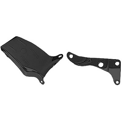 Trans-Dapt Performance Steel Alternator Brackets 8517 Bracket, Steel, Black Powdercoated, Water Pump Mount, Long Water Pump, Chevy, Small Block, Kit thumbnail 3