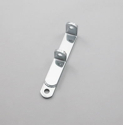 Trans-Dapt Performance Steel Alternator Brackets 9008 Bracket, Steel, Chrome, Header Mount, Short Water Pump, Use with TRD-9254, Chevy, Small Block, Each thumbnail 2