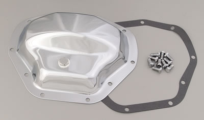 Trans-Dapt Performance Chrome 10 Bolt Dana 80 Differential Cover 9040 Cover, Steel, Chrome, 80, Kit thumbnail 2