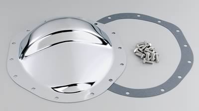 Trans-Dapt Performance Chrome 14 Bolt GM 9.5 Inch Differential Cover 9043 Cover, Steel, Chrome, GM, in., Truck, Kit thumbnail 2