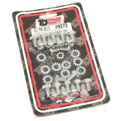 Trans-Dapt Performance Oil Pan Stud Kits 9272 Bolts Chrome BB Chevy, Pontiac, and Mopar Hex Head thumbnail 2