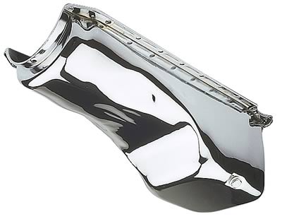 Trans-Dapt Performance OEM Replacement Oil Pans 9294 Pan, Steel, Chrome Plated, 4 qt., Chevy, Big Block, Each