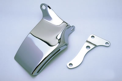 Trans-Dapt Performance Steel Alternator Brackets 9317 Bracket, Steel, Chrome, Water Pump Mount, Long Water Pump, Chevy, Small Block, Each thumbnail 2