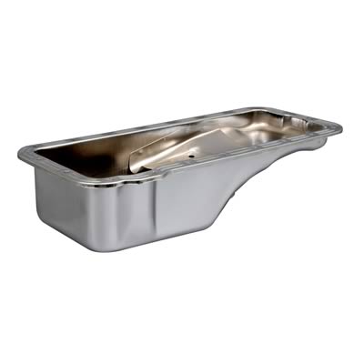 Trans-Dapt Performance OEM Replacement Oil Pans 9330 Pan, Steel, Chrome Plated, 5 qt., Ford, Big Block FE, Each thumbnail 5