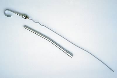 thumbnail image 2 of Trans-Dapt Chrome Oil Pan Dipstick - OEM Style Replacement With 1-Year Warranty 2 of 5