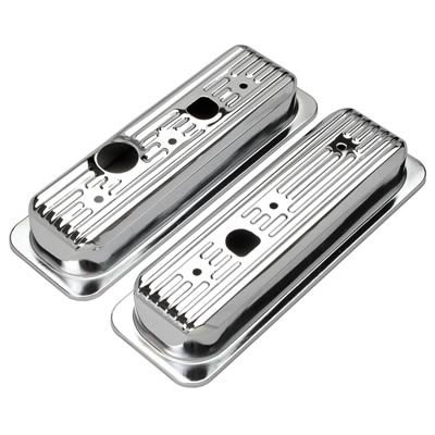 Trans-Dapt Performance Products 9458 Trans-Dapt Performance Chrome Valve  Covers | Summit Racing