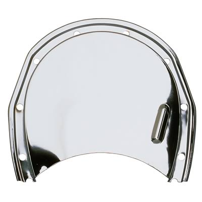 Trans-Dapt Performance Products Timing Covers 9819 Cover Cap SB Chevy Chrome plated with Chrome bolts