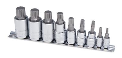 Titan Tools 16144 Titan 9-Piece Triple Square Bit Socket Sets