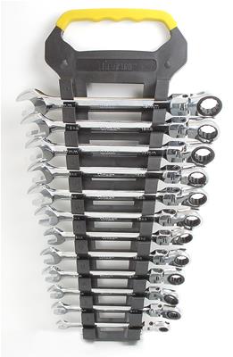 Titan Tools 17367 Titan 12-Piece Metric Flex-Head Ratcheting