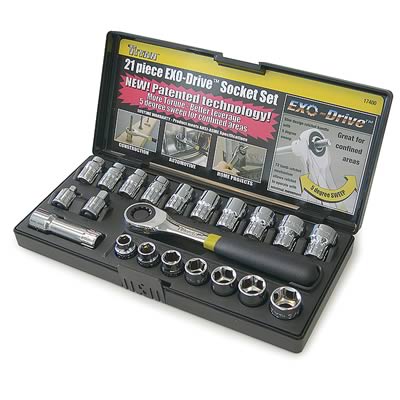 Titan Tools 17400 Titan 21-Piece EXO-Drive Socket Sets | Summit Racing