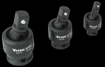 Titan 40160 3 Pc Impact Socket Universal Joint Set