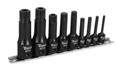titanotao Titan Tools 49009 Titan 9-Piece Impact Rated Triple Square Drive