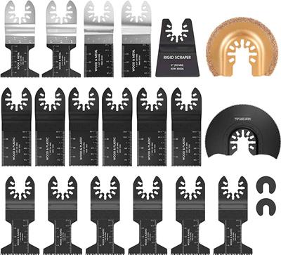 shm… Titan Tools 85120 Titan 21-Piece Oscillating Saw Blade Kits