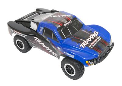 blue traxxas slash