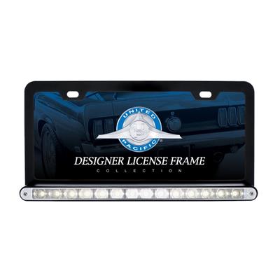 lighted license plate frame