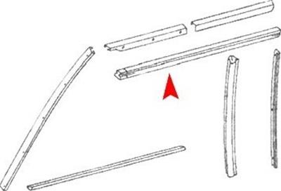 URO Parts Guarnizione Per Porta Auto (gomma) - 2027200978 - Sigillante Originale EPDM